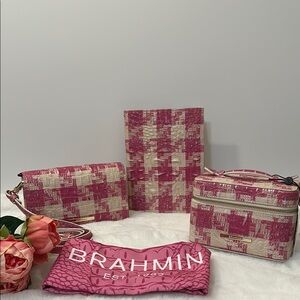 Brahmin Empower Sakura 3 pieces collection Minuette, journal, small Charmaine